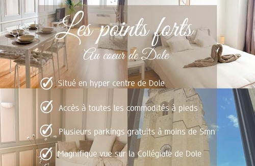Dole Apartment | Experience Comfort at Au cœur de Dole - Child-Friendly Stay