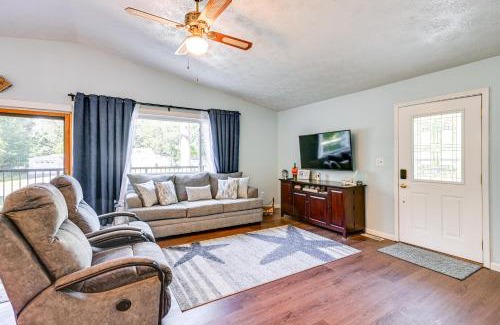 Au Gres House | Family-Friendly Au Gres Cabin Steps from Lake Huron