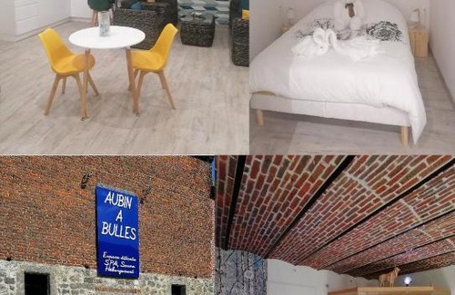 Saint-Aubin Bed & Breakfast | Highly Rated Aubin a Bulles with Relaxing Hot Tub Experience