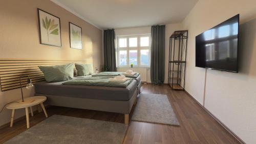Merseburg Apartment | Aura - Nulandt#3 - 2 Zimmer, 4 Betten, Küche, Balkon, Waschmaschine