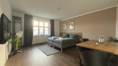Merseburg Apartment | Aura - Nulandt#3 - 2 Zimmer, 4 Betten, Küche, Balkon, Waschmaschine
