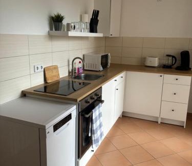 Merseburg Apartment | Aura - Nulandt#3 - 2 Zimmer, 4 Betten, Küche, Balkon, Waschmaschine