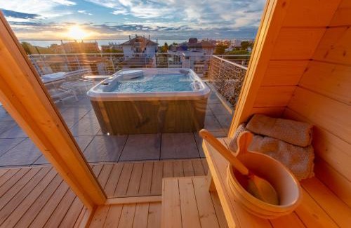 Lignano Sabbiadoro Apartment | Oceanfront Soleis Sea View Spa Apartment - Perfect for Families