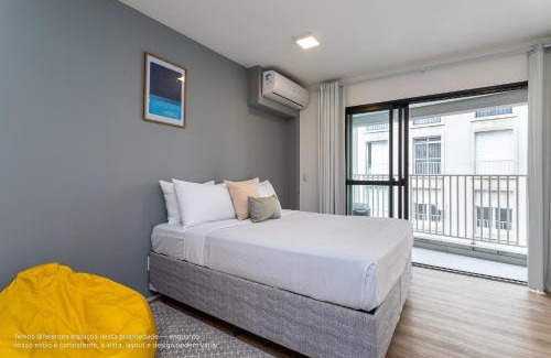 Republica Apartment | Convenient Aurora Paulistana Steps from Metrô República