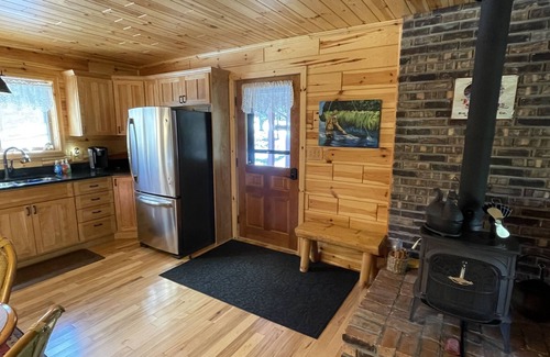 Grayling Cabin | Pet-Friendly AuSable River Cabin with Central Air & More