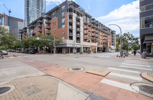 Second Street District Apartment | Modern 2BD Downtown Apartment with Pool and Pet-Friendly Perks