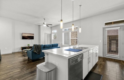 Montopolis Apartment | Elegant Austin 2BR Retreat with Pool & Free Parking
