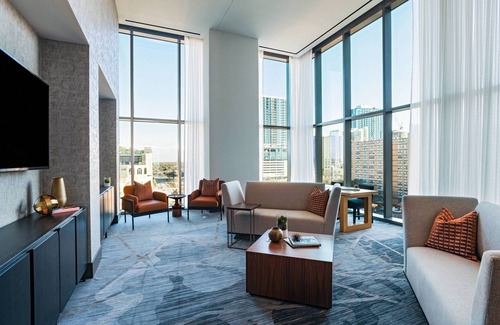 Waller Creek District Hotel | Explore Austin Marriott Downtown: Rated 9/10 with Pool & Spa
