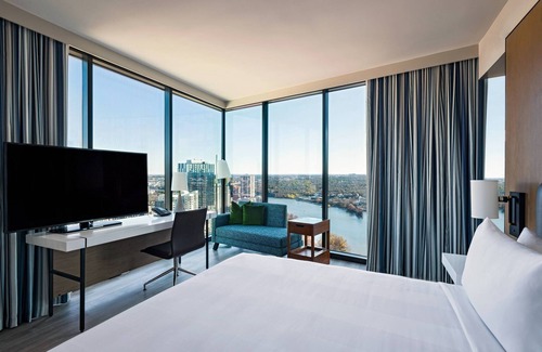 Waller Creek District Hotel | Explore Austin Marriott Downtown: Rated 9/10 with Pool & Spa