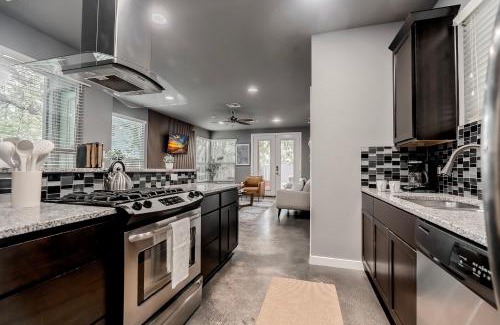 Foster Heights House | Austin Retreat Hot Tub and Relaxing Patio