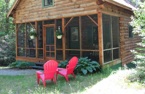 Boothbay Harbor Cabin | "Authentic "Log Cabin in Boothbay Harbor Maine