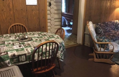 Northome Cabin | Authentic Log Cabin Retreat with Pet Friendly Amenities