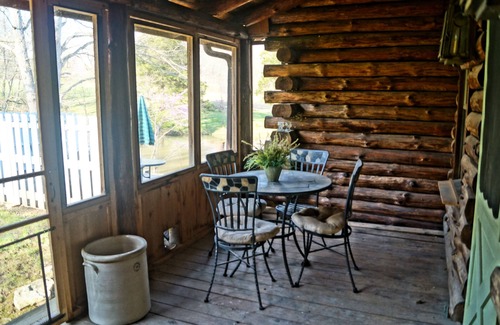 Marthasville Cabin | Authentic Log Cabin: Family-Friendly Getaway with Lake Views