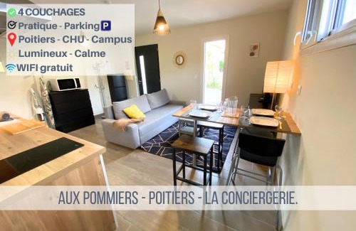 Poitiers Apartment | Pet-Friendly Aux Pommiers near Poitiers CHU - 9.3 Rated Stay