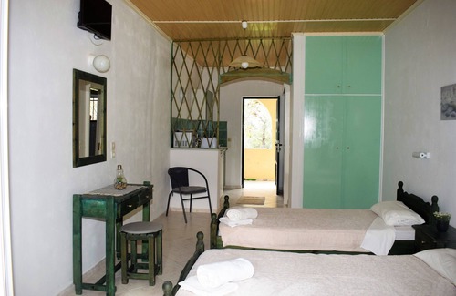 Kavos Apartment | Discover Avonlea Garden Studio A2 with Oceanfront Amenities