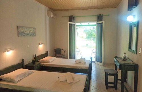 Kavos Apartment | Discover Avonlea Garden Studio A2 with Oceanfront Amenities