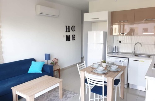 Kyrenia Apartment | Modern Avrasya Elite B5: Netflix & Spa in City Center