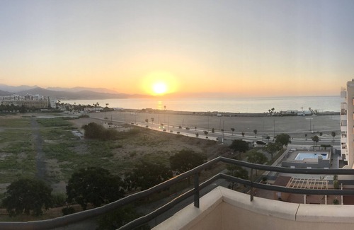 Torre del Mar Apartment | Beachfront Retreat with Pool, Spa & 10/10 Guest Rating