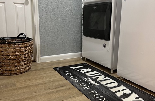 Round Rock House | Stylish Remodeled Home with Movie Room & Firepit Retreat
