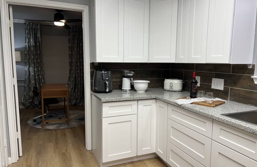 Round Rock House | Stylish Remodeled Home with Movie Room & Firepit Retreat