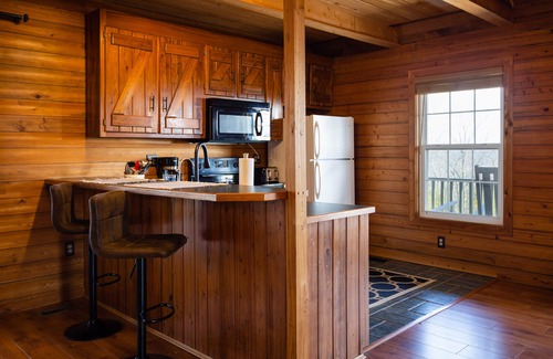 Pine Creek Cabin | Inviting 2 Bedroom Cabin with Scenic Views & Outdoor Fire Pit