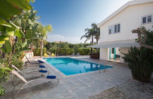 Ayia Thekla Cottage | Ayia Napa Holiday Villa AT26: Family-Friendly with Pool