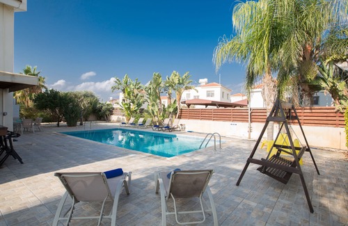 Ayia Thekla Cottage | Ayia Napa Holiday Villa AT26: Family-Friendly with Pool