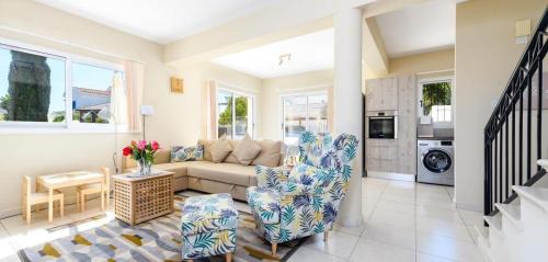 Ayia Thekla Villa | Oceanfront Ayia Thekla Beach House with Private Pool