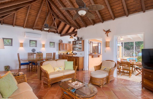West End Villa | Tranquil Azure Vista Villa with Oceanfront Pool & Spa