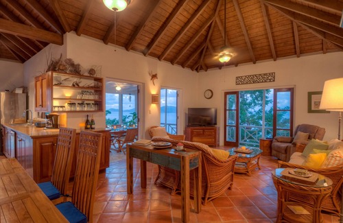 West End Villa | Tranquil Azure Vista Villa with Oceanfront Pool & Spa