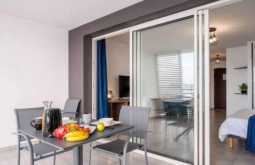 Fort-de-France Apartment | Oceanfront Escape at Résidence Hôtelière Poséidon Caraïbes