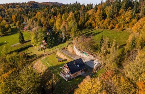 Zawoja Ski Chalet | Relaxing Babiogórska Chata with Hot Tub and Ocean View