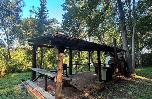 Piney Mountain Cabin | Back in Time! River Log Cabin-Off Grid