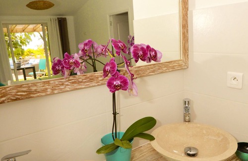 La Saline Les Bains Bed & Breakfast | Badamier Room: Sea View with Pool & Gourmet Breakfast