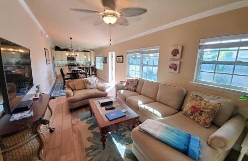 Port Canaveral Apartment | Beautiful Bahamian Cottage with Heated Pool Near the Beach