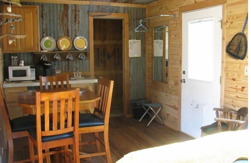 Marble Falls House | Experience Bait House: Rustic Tiny Retreat with Pool Access