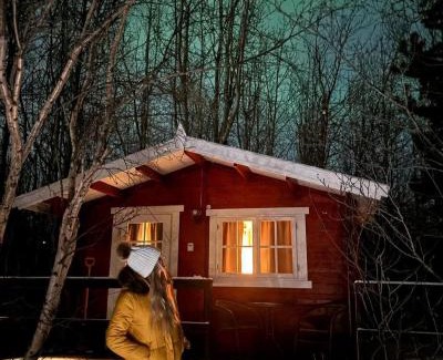 Hauganes Cabin | Guest Rated: Bakkakot 2 - Cozy Cabins with Hot Tub