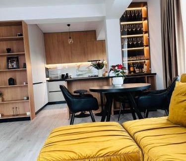 Bistrita Apartment | Convenient Balcescu Downtown Apartment: 4-Star Family Retreat