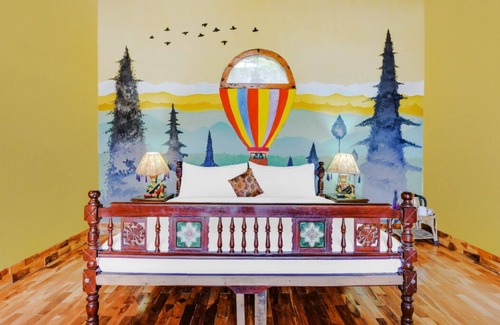 Ramgarh Cottage | Cozy Balloon Room at Arthouse with Breakfast & Kitchen