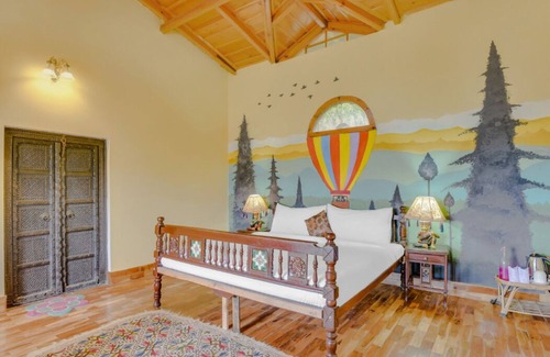 Ramgarh Cottage | Cozy Balloon Room at Arthouse with Breakfast & Kitchen