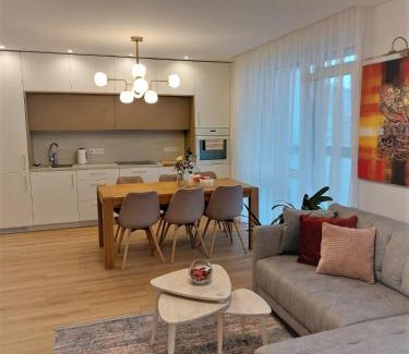Klaipeda Apartment | Highly Rated Baltija Apartment with Breakfast and Hot Tub