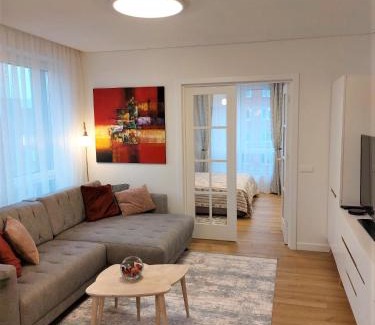 Klaipeda Apartment | Highly Rated Baltija Apartment with Breakfast and Hot Tub