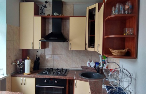 Klaipeda Apartment | Inviting "Baltijos prospekt" Apartment with Balcony & Kitchen