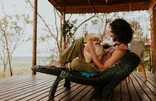 Alto Paraiso de Goias House | Inspiring Bangalô Ametista View - Family-Friendly Retreat