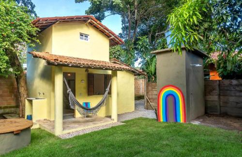 Trancoso House | Beautiful Bangalô Arco Íris: Oceanfront Retreat in Trancoso