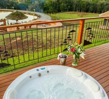 Santa Maria do Herval Ski Chalet | Discover BANGALÔS REFÚGIO DO VALE: Rated 9.5/10 with Ocean Views