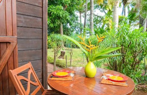 Maniron Cabin | Experience Comfort at Baobab et Palmiers with Pool & Hot Tub