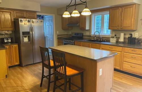 Town Hill House | Inviting Bar Harbor Retreat with Hot Tub & Spacious Backyard