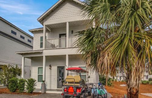 West Panama City Beach House | Barefoot and Brushstrokes on 30A-Golf cart-Bikes
