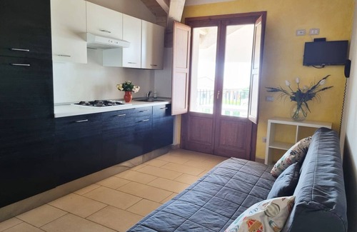 Capo Rizzuto Apartment | Scenic Barko Apartments Le Castella with Ocean View Terrace